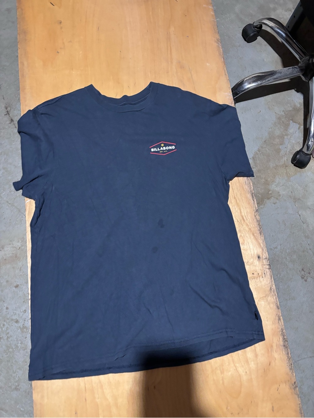 Billabong Men’s Navy Short-Sleeve Logo Tee